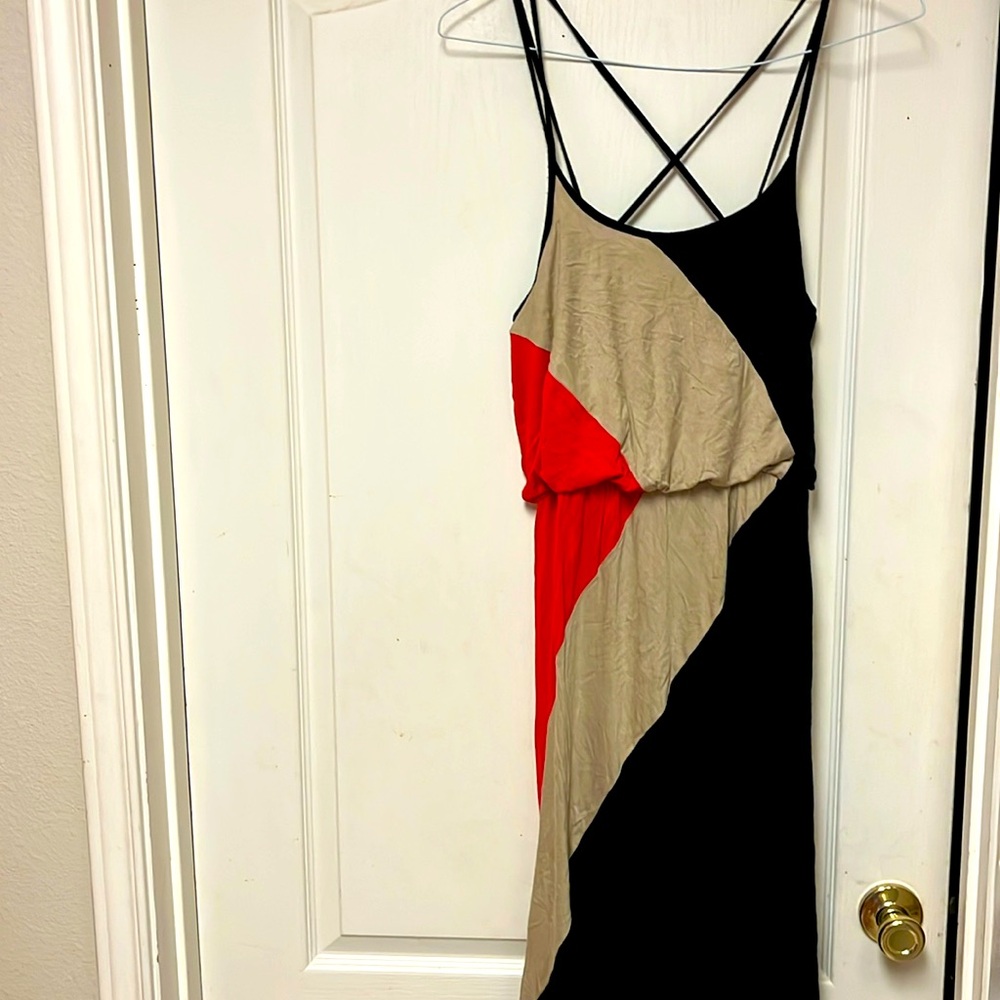Super Cute Cross Back Midi Dress!